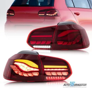 VW GOLF 6 2008-2012 ŠTOP LAMPA LED SA DINAMIČKIM MIGAVCEM-SET 4KOM 