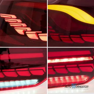 VW GOLF 6 2008-2012 ŠTOP LAMPA LED SA DINAMIČKIM MIGAVCEM-SET 4KOM 