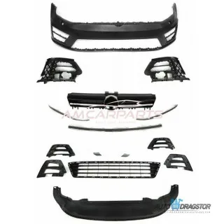 VW GOLF 7 2012-2017 PREDNJI BRANIK KOMPLETAN R-LINE BEZ MAGLENKI 