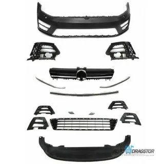 VW GOLF 7 2012-2017 PREDNJI BRANIK KOMPLETAN R-LINE BEZ MAGLENKI 