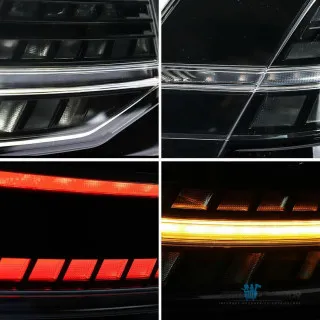 VW GOLF 7 2008-2012 ZATAMLJENE DINAMICKE ŠTOP LAMPE R-OPTIK SET-4KOM 