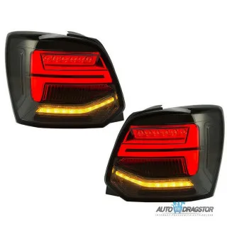 VW POLO (6R,6C) ZATAMLJENE ŠTOP LAMPE SA DINAMIČKIM MIGAVCEM-SET 2 KOM 