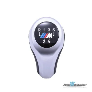 BMW RUČICA MENJAČA SA 5 BRZINA SA M LOGOM SILVER MAT/HROM 