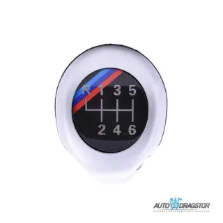 BMW RUČICA MENJAČA SA 6 BRZINA SA M LOGOM SILVER MAT/HROM 