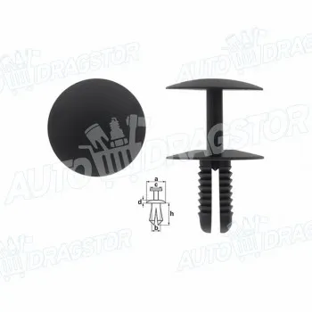 Plastična žabica sa pinom 