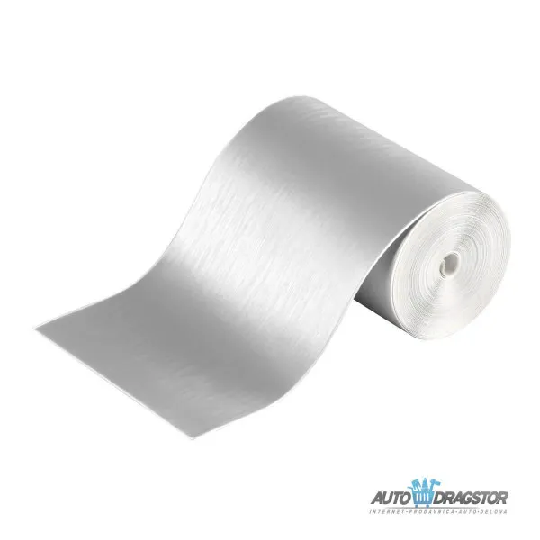 ZAŠTITNA NALEPNICA SAJTNE BOJA BRUŠENI ALUMINIJUM 50x8CM 