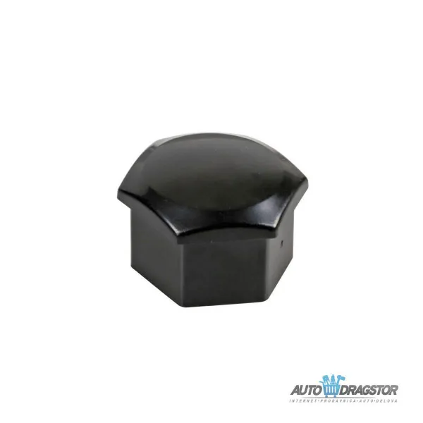 SET PLASTIČNIH POKLOPACA ZA ŠRAFOVE TOČKA 20KOM 19MM CRNI 