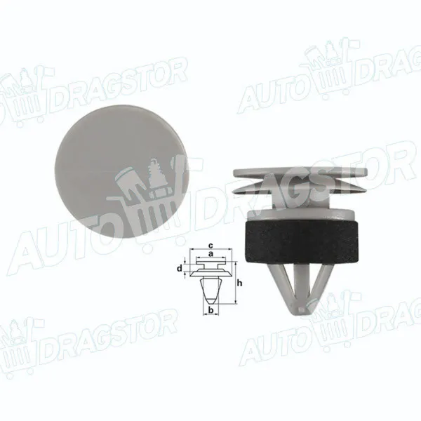 Žabica poklopac AUDI A6 /ALLROAD(C6/4F), 04-10; 