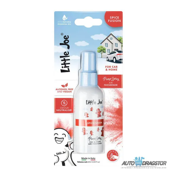 MIRIS ZA KOLA LITTLE JOE SPICY FUSION 60ML SPREJ 