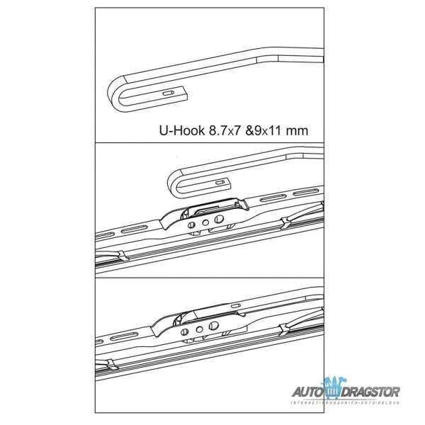 METLICA BRISAČA ZMAX SILVER LINE 15'' 380MM 