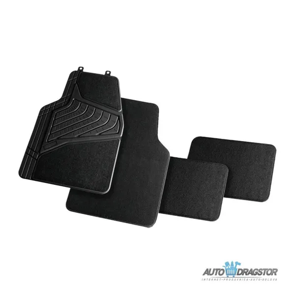 UNIVERZALNE PATOSNICE 4KOM TEPIH/GUMA 