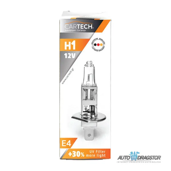 SIJALICA 12V H1 55W P14,5S +30% VISE SVETLA 