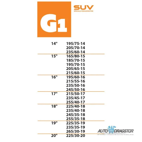 ČARAPA ZA SNEG EASY & SAFE REAL 420G G1 SUV PAR 