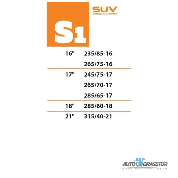 ČARAPA ZA SNEG EASY & SAFE REAL 420G S1 SUV PAR 