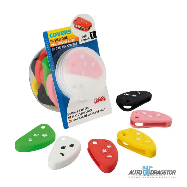 SILIKONSKA NAVLAKA ZA KLJUČEVE ALFA ROMEO BELA 
