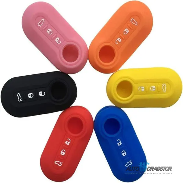SILIKONSKA NAVLAKA ZA KLJUČEVE FIAT/LANCIA/CITROET/PEUGEOT BELA 