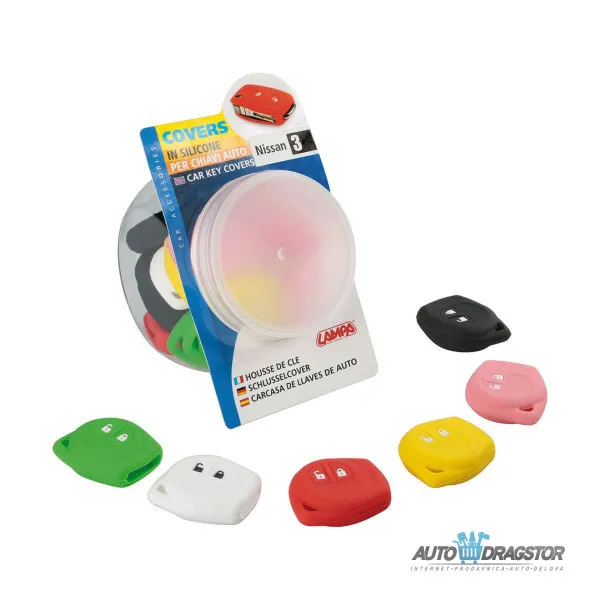 SILIKONSKA NAVLAKA ZA KLJUČEVE NISSAN/SUZUKI ŽUTA 