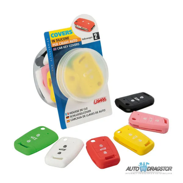 SILIKONSKA NAVLAKA ZA KLJUČEVE SEAT/ŠKODA/VOLKSWAGEN ZELENI 