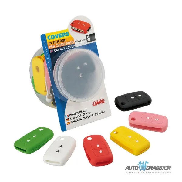 SILIKONSKA NAVLAKA ZA KLJUČEVE SEAT/ŠKODA/VOLKSWAGEN ŽUTA 