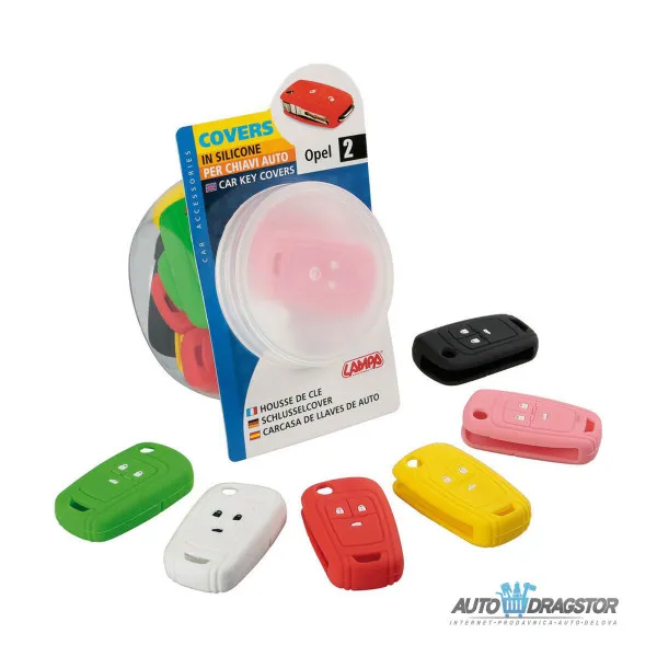 SILIKONSKA NAVLAKA ZA KLJUČEVE OPEL ŽUTA 