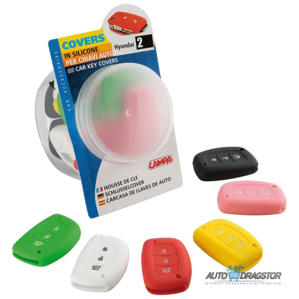 SILIKONSKA NAVLAKA ZA KLJUČEVE HYUNDAI BELA 