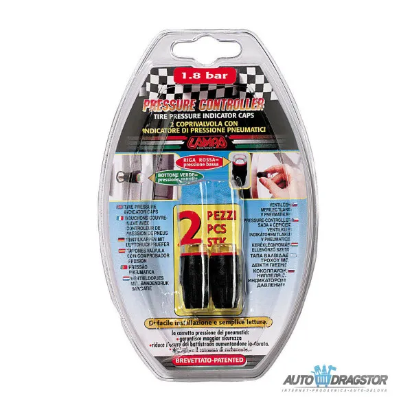 KAPICE VENTILA SA INDIKATOROM PRITISKA 1.8 bara 2KOM 