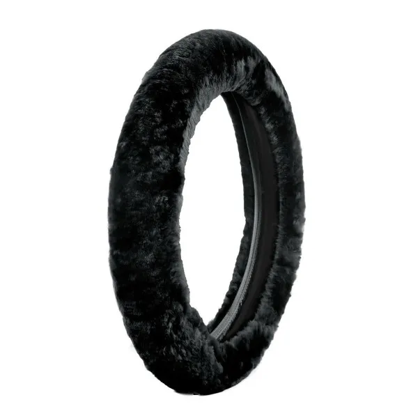 OBLOGA VOLANA 35-42CM OD PRAVOG OVCIJEG KRZNA CRNA 