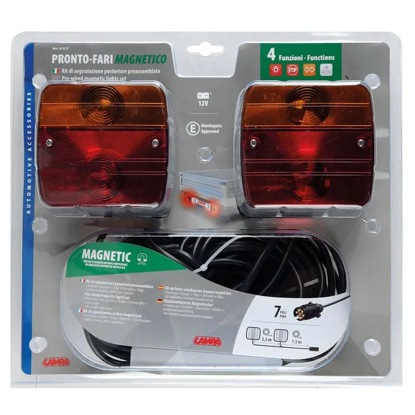 ŠTOP LAMPE ZA AUTO PRIKOLICE KOMPLETAN SET NA MAGNET 