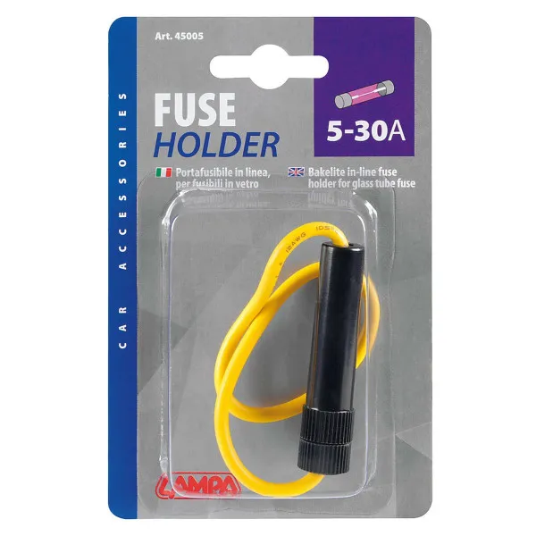 NAJLONSKI MEDJUOSIGURAČ ZA STAKLENE OSIGURAČE 5-30A 20CM 