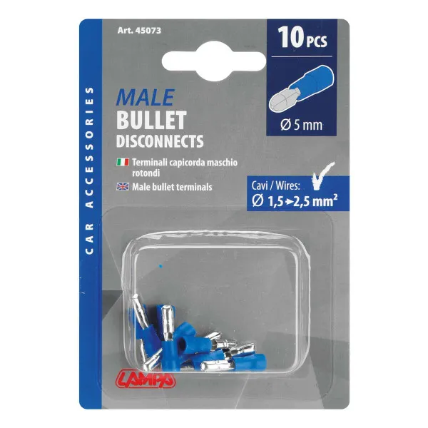 AUTO BUKSNA Fi 5MM ZA KABLOVE 1.5-2.5MM 10KOM PLAVA 