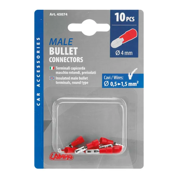 AUTO BUKSNA Fi 4MM ZA KABLOVE 0.5-1.5MM 10KOM CRVENA 