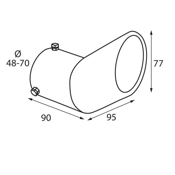 NASTAVAK AUSPUHA 48-70mm PROHROMSKI TS-29 