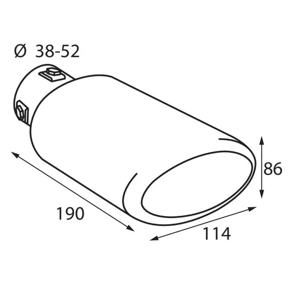 NASTAVAK AUSPUHA 38-52mm PROHROMSKI TS-56 
