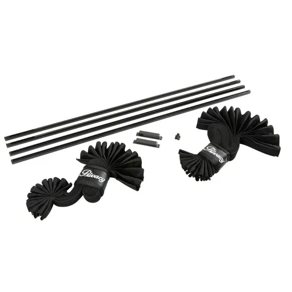 KLIZNE ZAVESE ZA PROZOR 2KOM  VELIČINA S/ŠIRINA 50cm/VISINA 32-37cm 