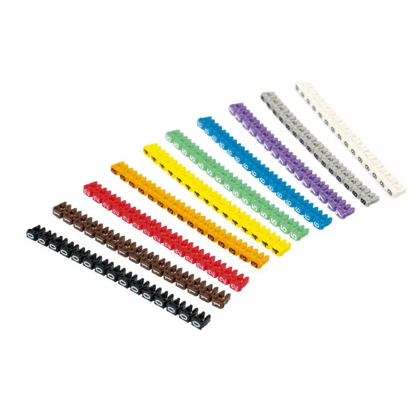 NUMERATORI ZA KABLOVE SET 150KOM ZA KABLOVE OD 1.5mm2 I PREČNIKA OKO 4mm 