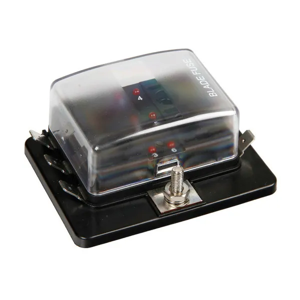 KUĆIŠTE ZA OSIGURAČE SA 6 LED INDIKATORA/I ULAZ/6 IZLAZA 