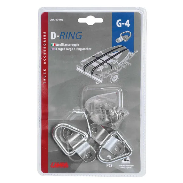 ČELICNE KOPČE ZA VEZIVANJE TERETA U TOVARNOM PROSTORU 2KOM  G-4 