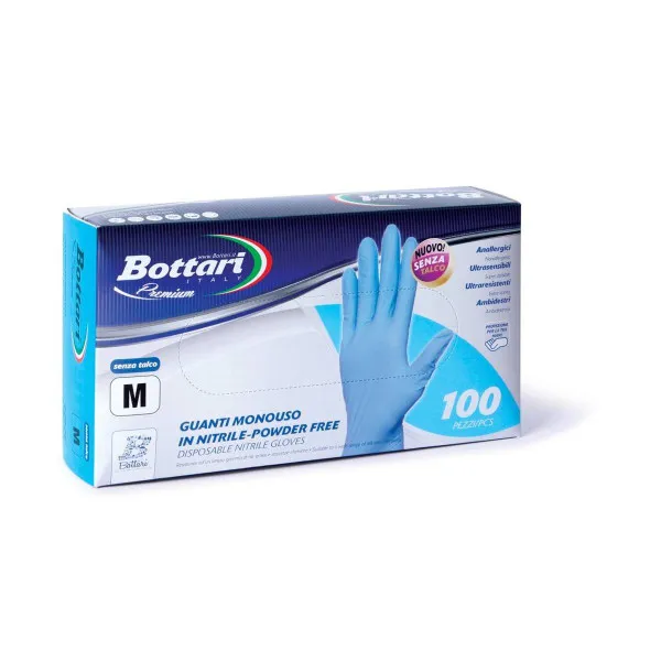 JEDNOKRATNE RUKAVICE OD NITRILA VELICINA M 100KOM 