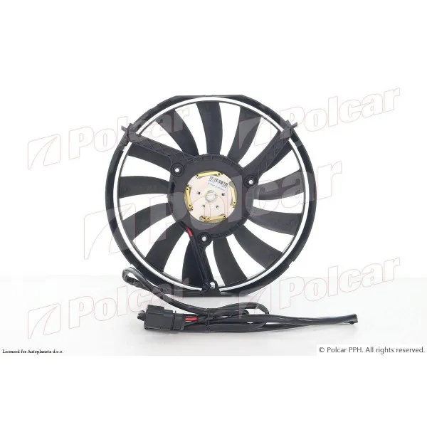 Ventilator hladnjaka sa nosačem AUDI A4 (B5/8D), 94-01; A6 (C5/4B), 97-04; A8 (D2/4D), 94-03; 