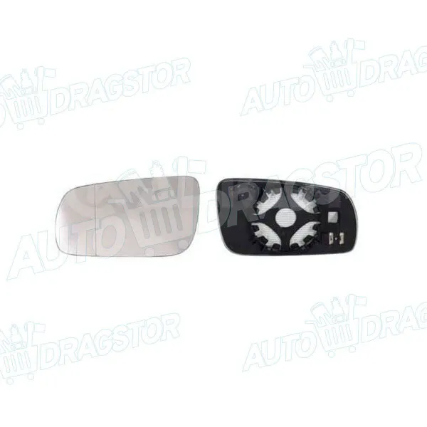 Staklo retrovizora AUDI A3 (8L), 96-03; A4 (B5/8D), 94-01; A6 (C5/4B), 97-04; A8 (D2/4D), 94-03; 