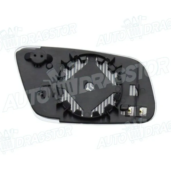 Staklo retrovizora sa nosačem AUDI A3 (8L), 96-03; A4 (B5/8D), 94-01; A6 (C5/4B), 97-04; A8 (D2/4D), 94-03; 