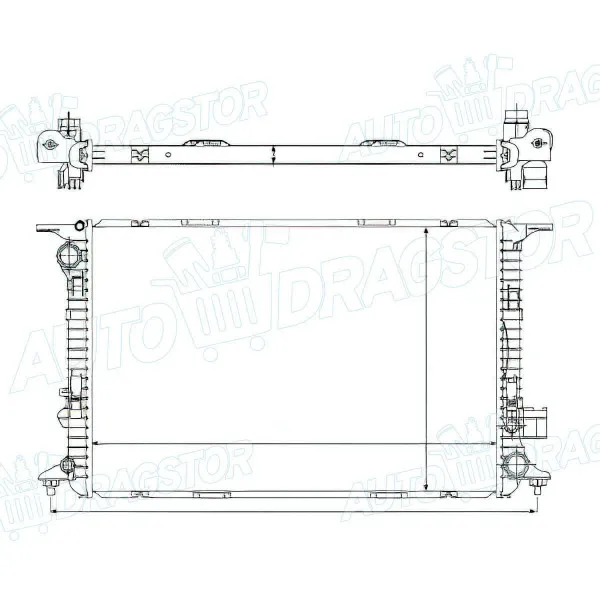 Hladnjak AUDI A8 (D4/4H), 10-17; 