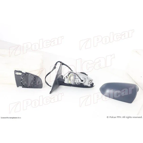 Retrovizor na vratima AUDI A3 (8P), 03-12; 