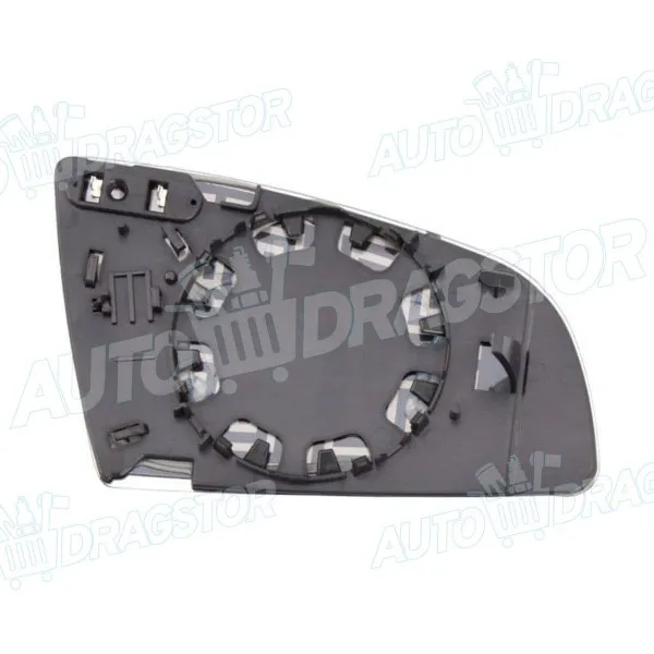 Staklo retrovizora sa nosačem AUDI A3 (8P), 03-12; A4 (B6/8E/8H), 00-04; A4 (B7/8E/8H), 04-07; A6 /ALLROAD(C6/4F), 04-10; 