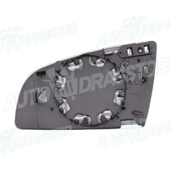 Staklo retrovizora sa nosačem AUDI A3 (8P), 03-12; A4 (B6/8E/8H), 00-04; A4 (B7/8E/8H), 04-07; A6 /ALLROAD(C6/4F), 04-10; 