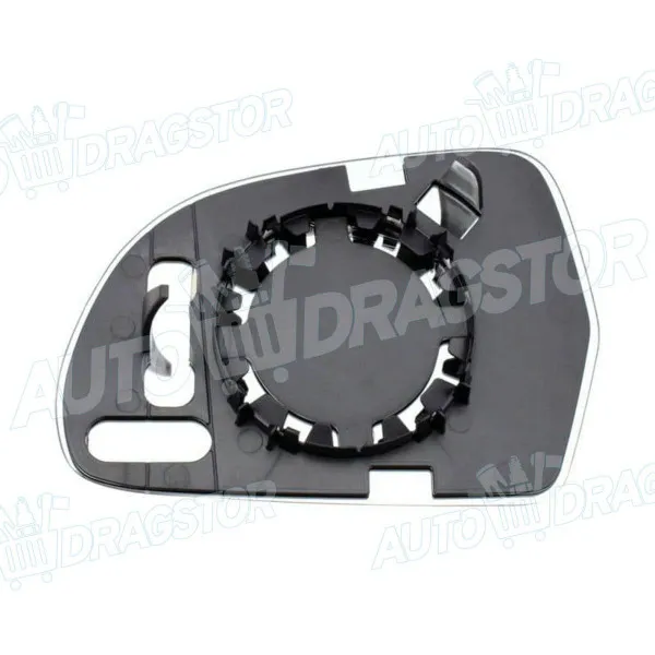 Staklo retrovizora sa nosačem AUDI, SKODA 