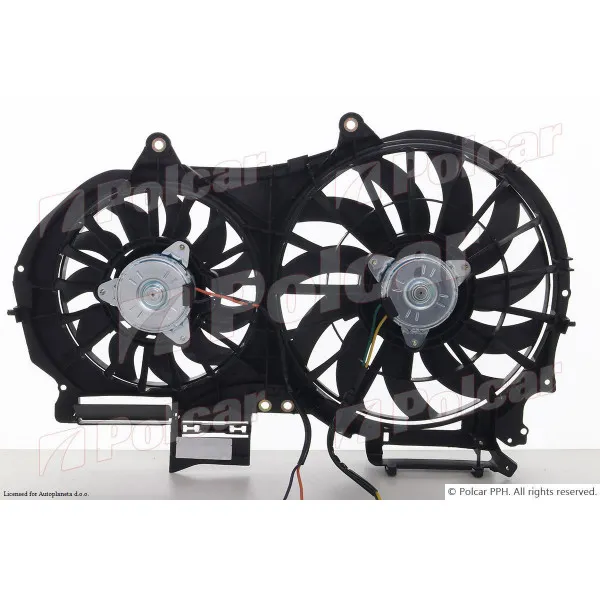 Ventilator hladnjaka sa nosačem AUDI A4 (B6/8E/8H), 00-04; A4 (B7/8E/8H), 04-07; 