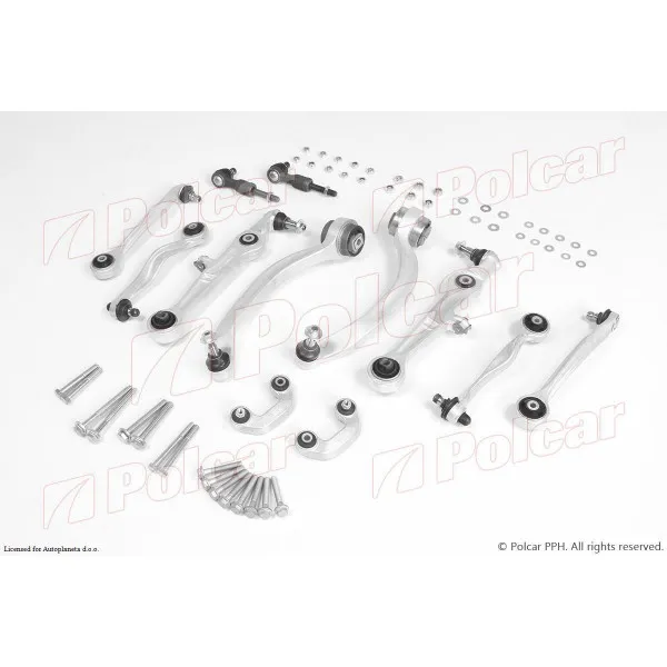 Set za reparaciju oslanjanja AUDI A4 (B6/8E/8H), 00-04; A4 (B7/8E/8H), 04-07; 
