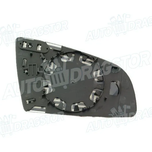 Staklo retrovizora sa nosačem AUDI A3 (8P), 03-12; A4 (B6/8E/8H), 00-04; A4 (B7/8E/8H), 04-07; A6 /ALLROAD(C6/4F), 04-10; A8 (D3/4E), 03-10; 