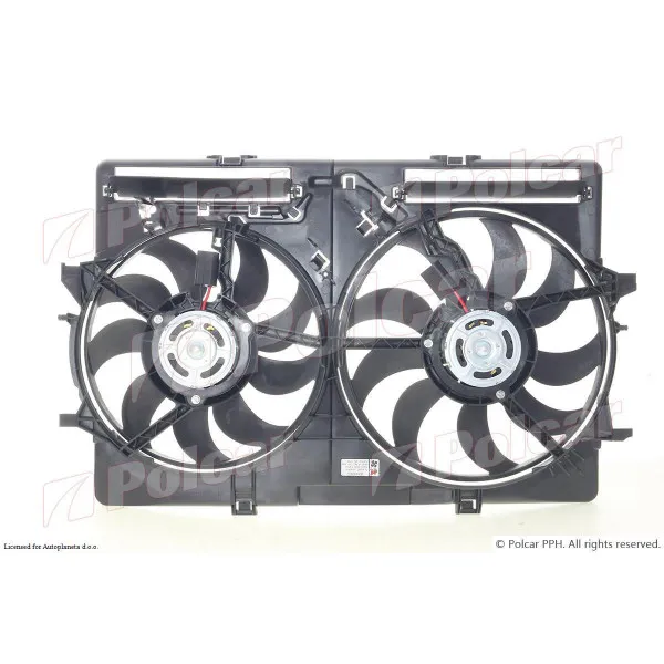 Ventilator hladnjaka sa nosačem AUDI, PORSCHE 